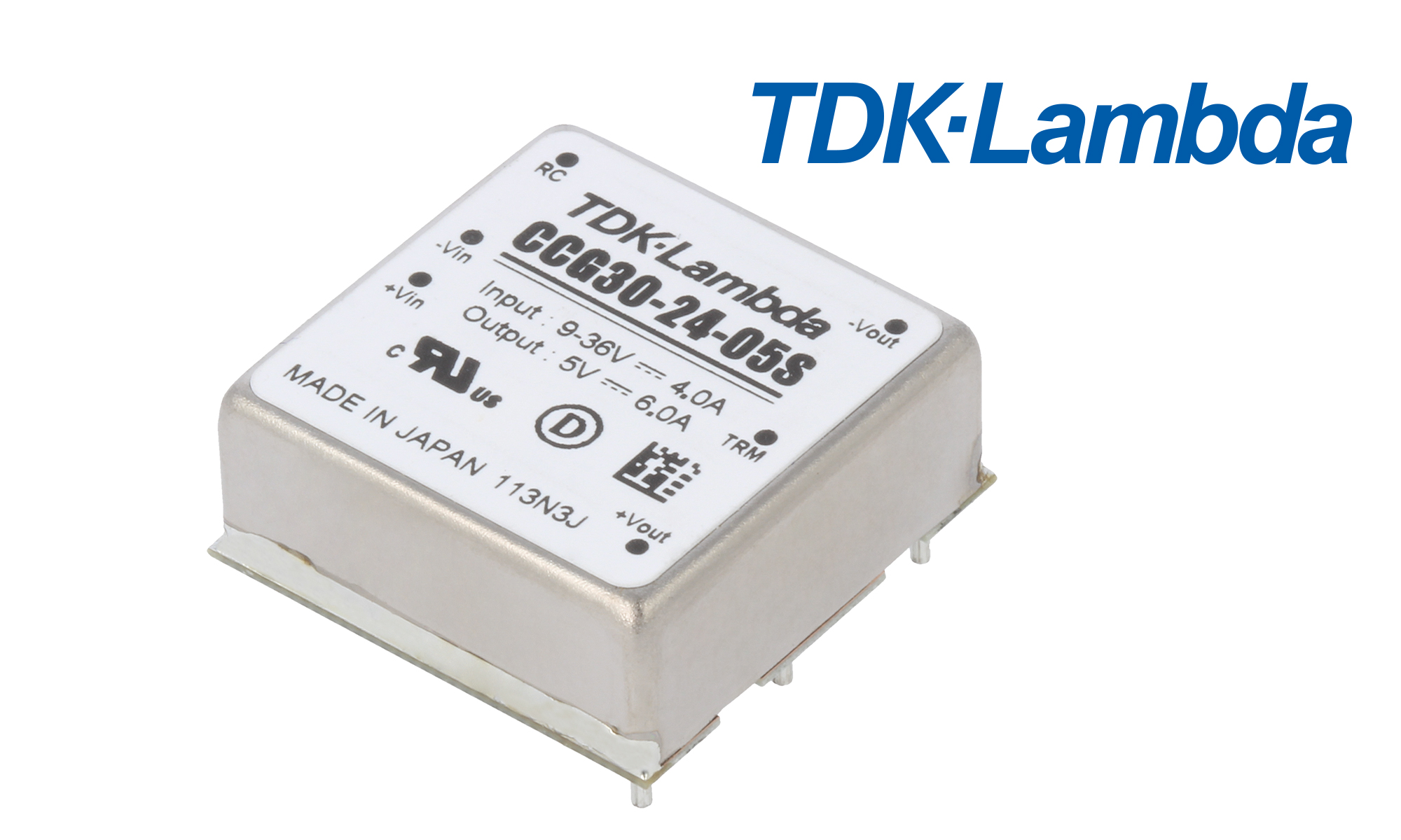 CCG series industrial DC/DC converters by TDK-Lambda